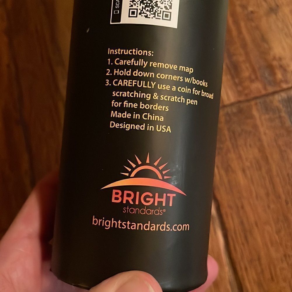 NWT never opened Travel Scratch Map - Picture 7 of 9